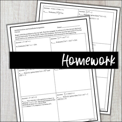 Calculus Curriculum Full Year | Notes, Homework, Assessments, Projects